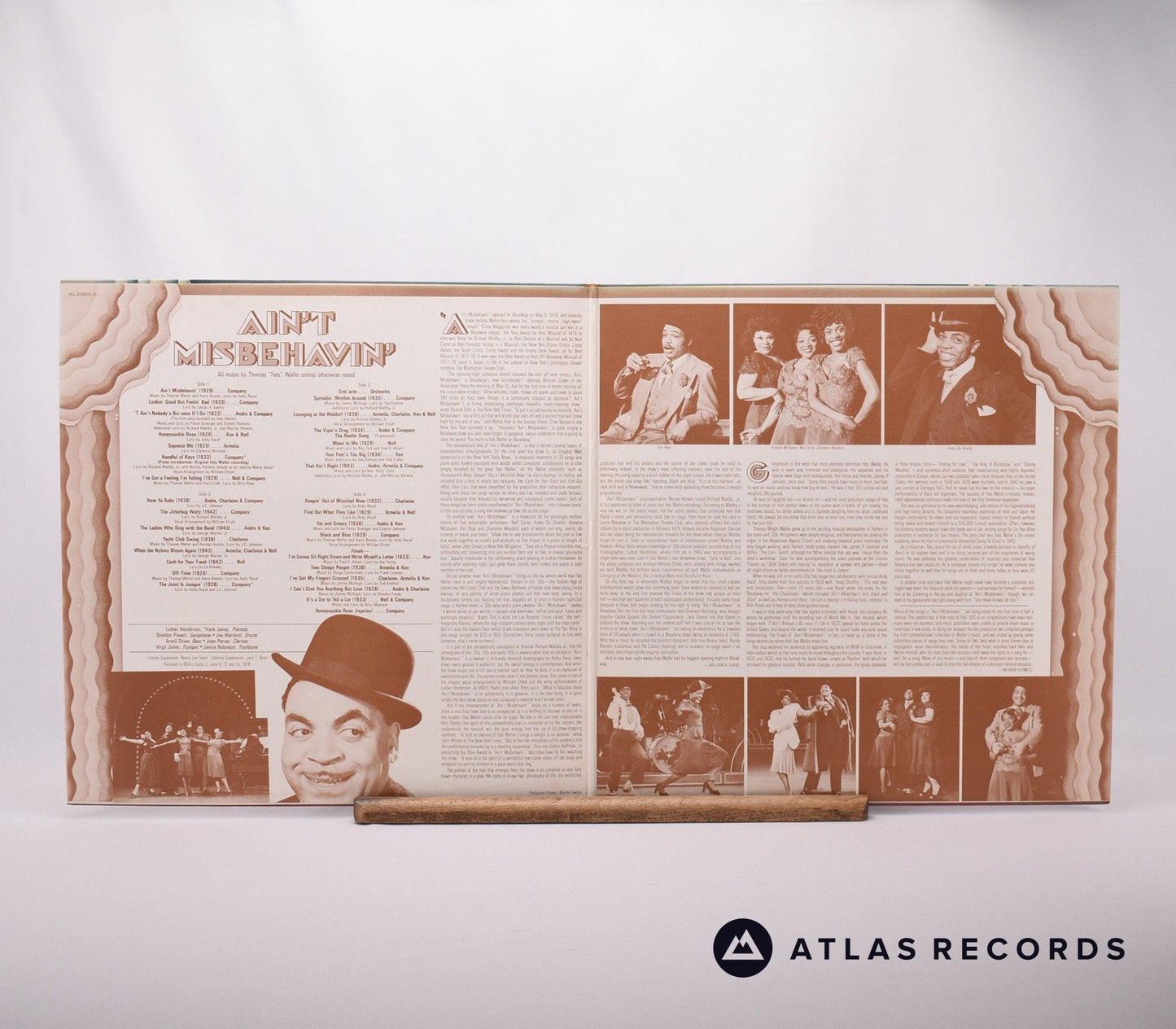 "Ain't Misbehavin'" Original Broadway Cast - Ain't Misbehavin' - Double LP Vinyl