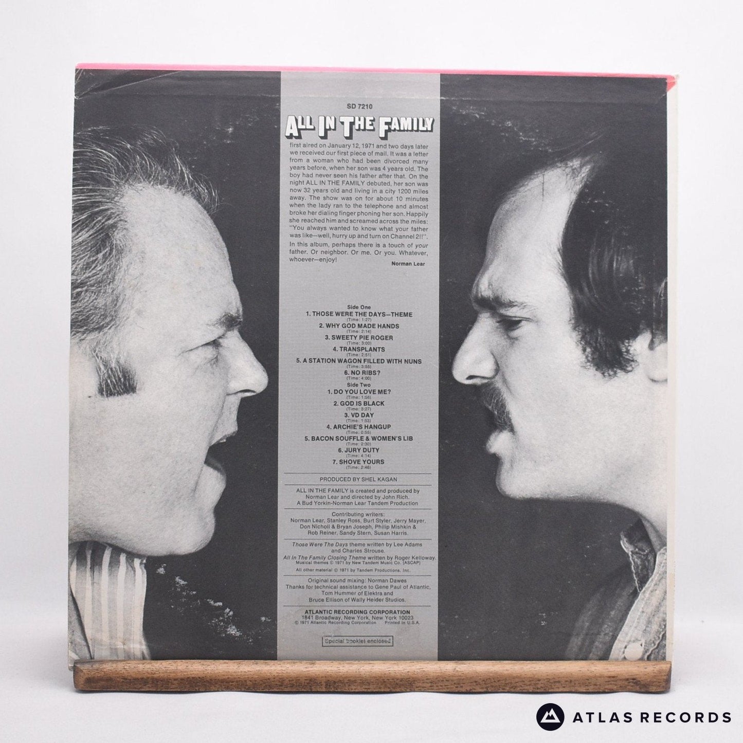 "All In The Family" Cast - All In The Family - LP Vinyl Record - VG+/EX
