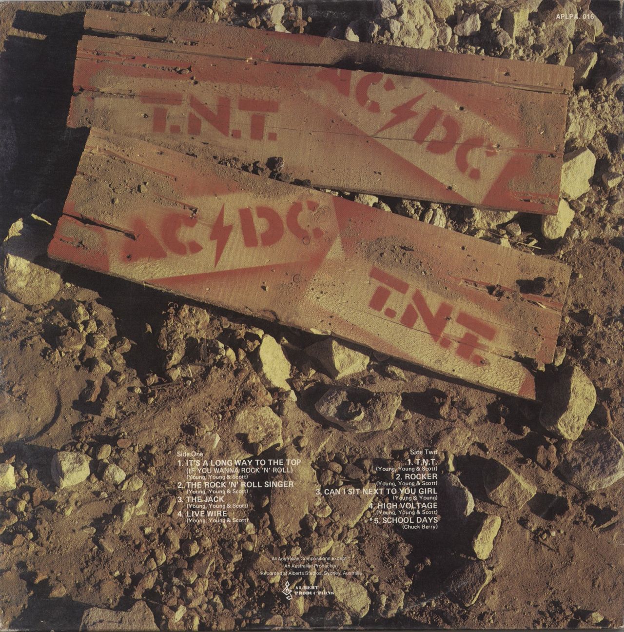 AC/DC T.N.T. - 1st 'Roo' Label - EX Australian Vinyl LP