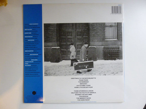 BILLY BRAGG, Talking With The Taxman About Poetry (Go! Discs; AGOLP 6, UK 1986, Inner, Chrysalis In Ordinary Text On Labels.) LP VG+/VG+
